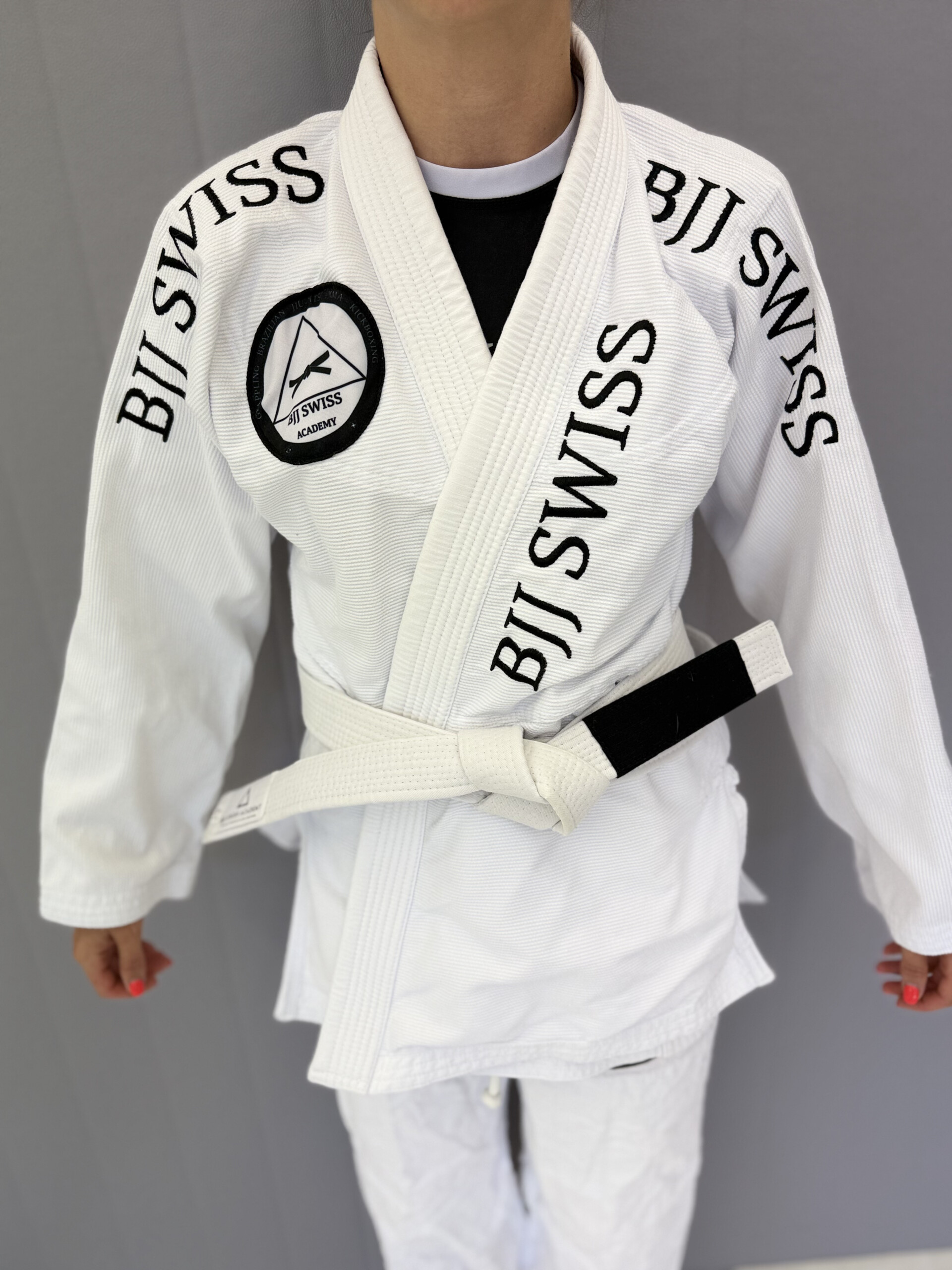 Veste de Kimono Blanc – Enfant
