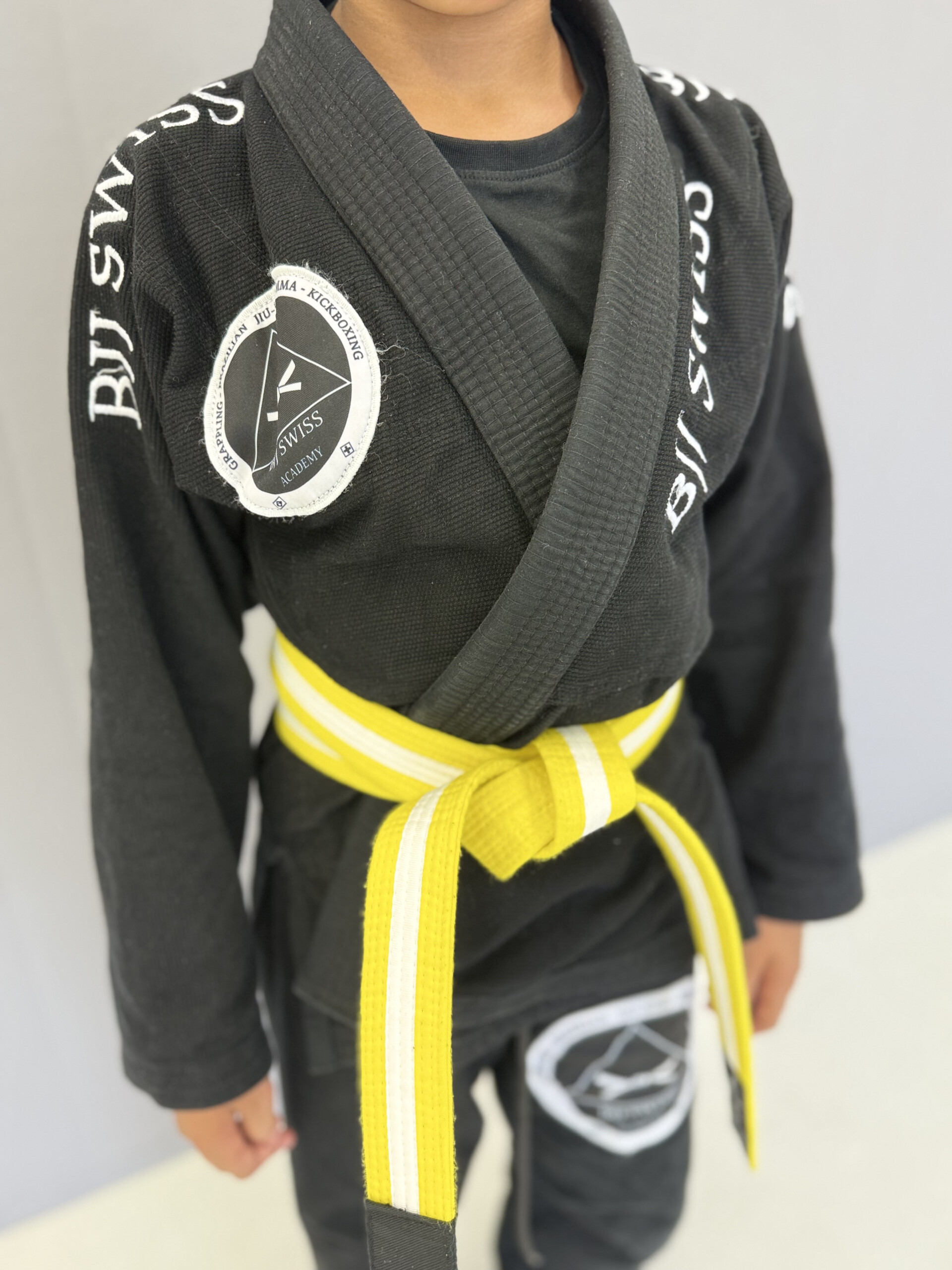 Veste de Kimono Noir – Enfant