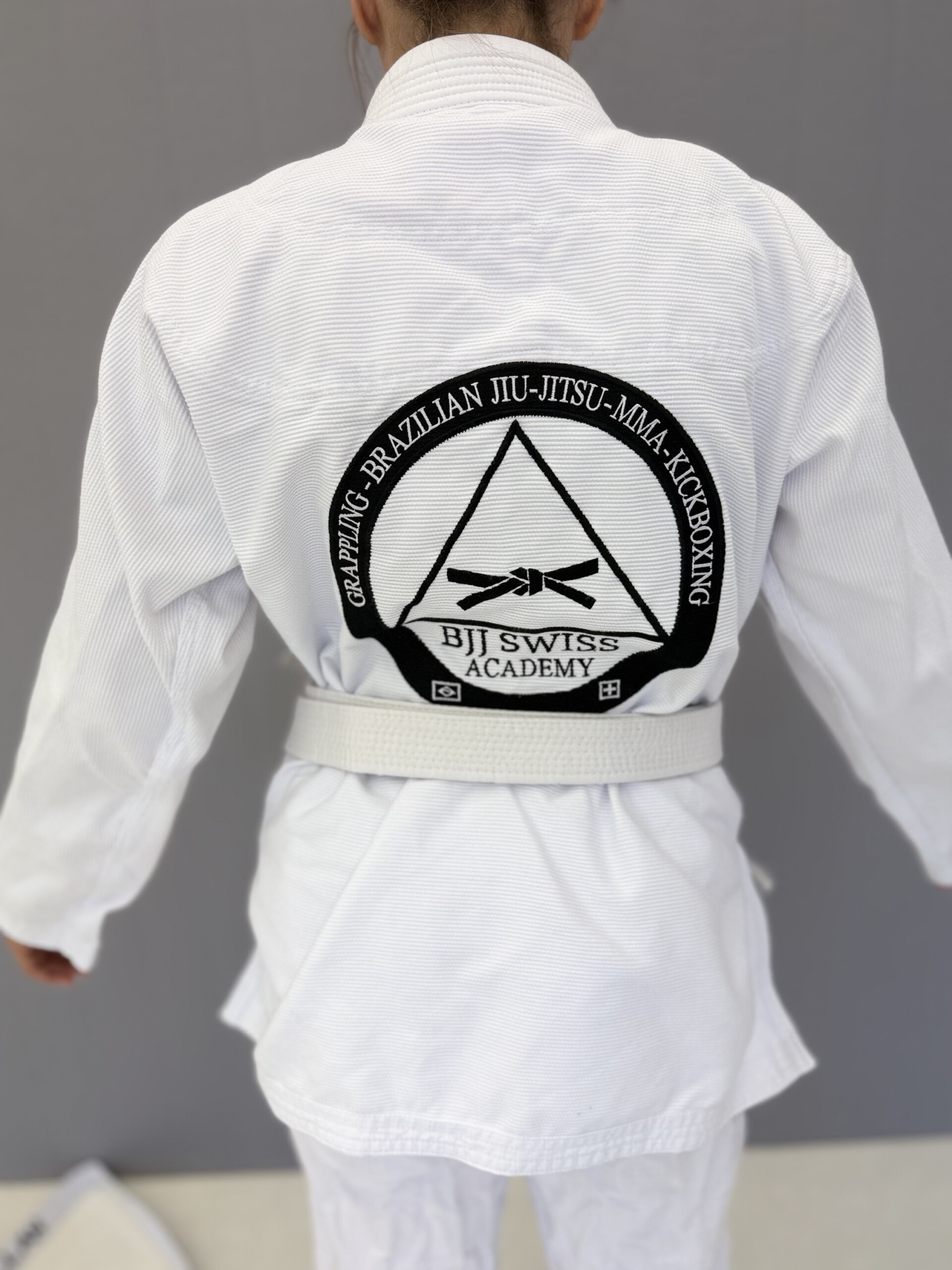 Veste de Kimono Blanc – Enfant – Image 2