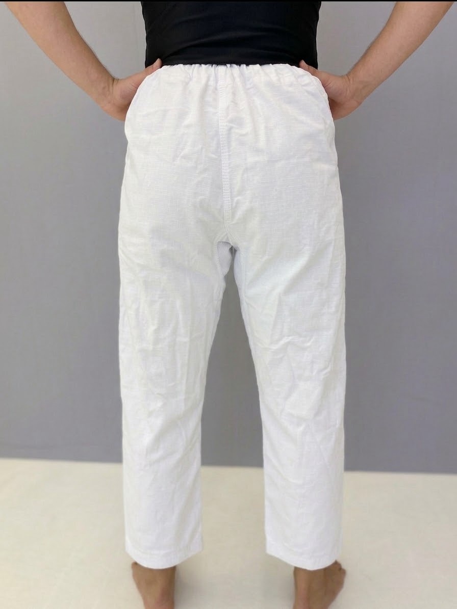 Pantalon de Kimono Blanc – Adulte – Image 2